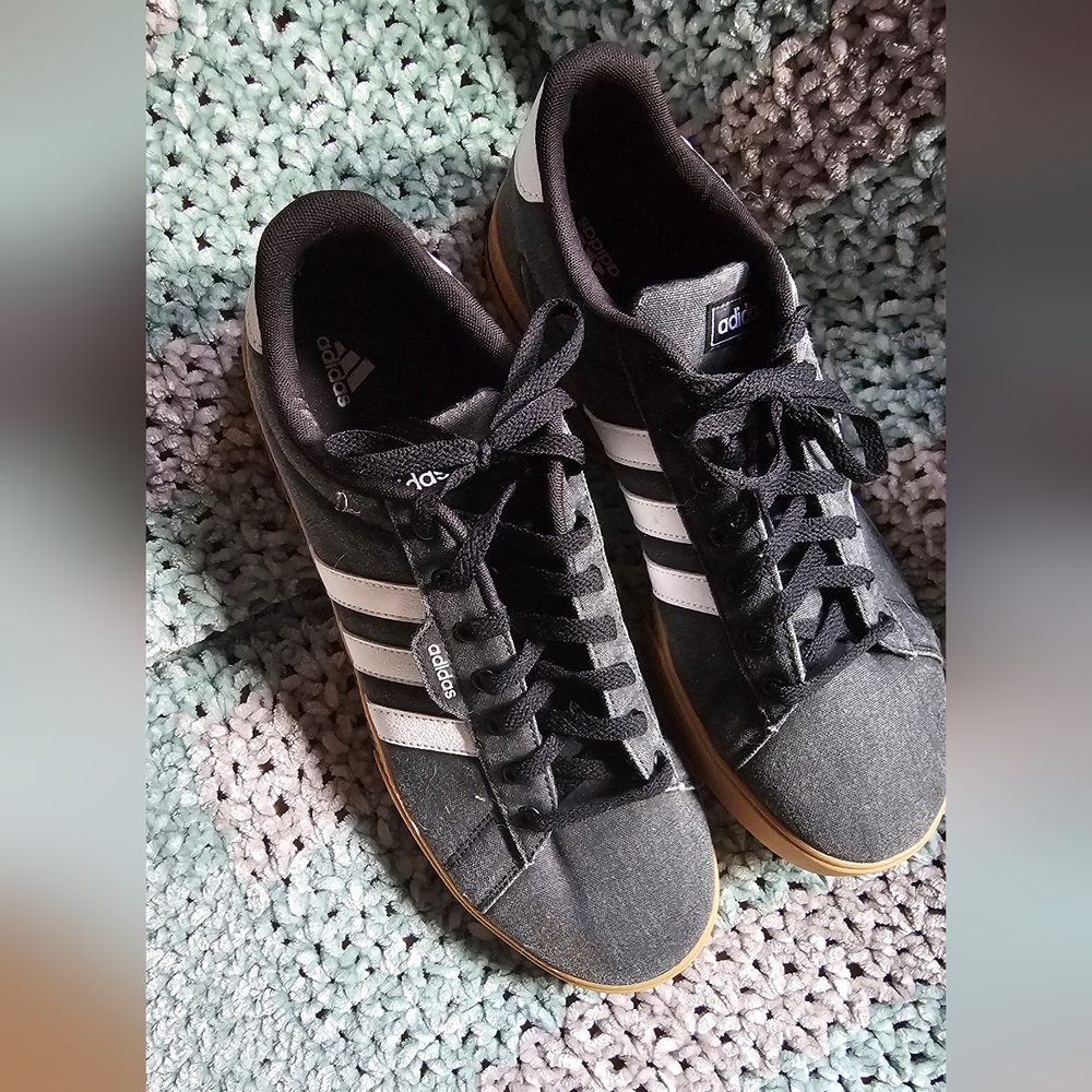 Adidas Classic Black and White Shoes
